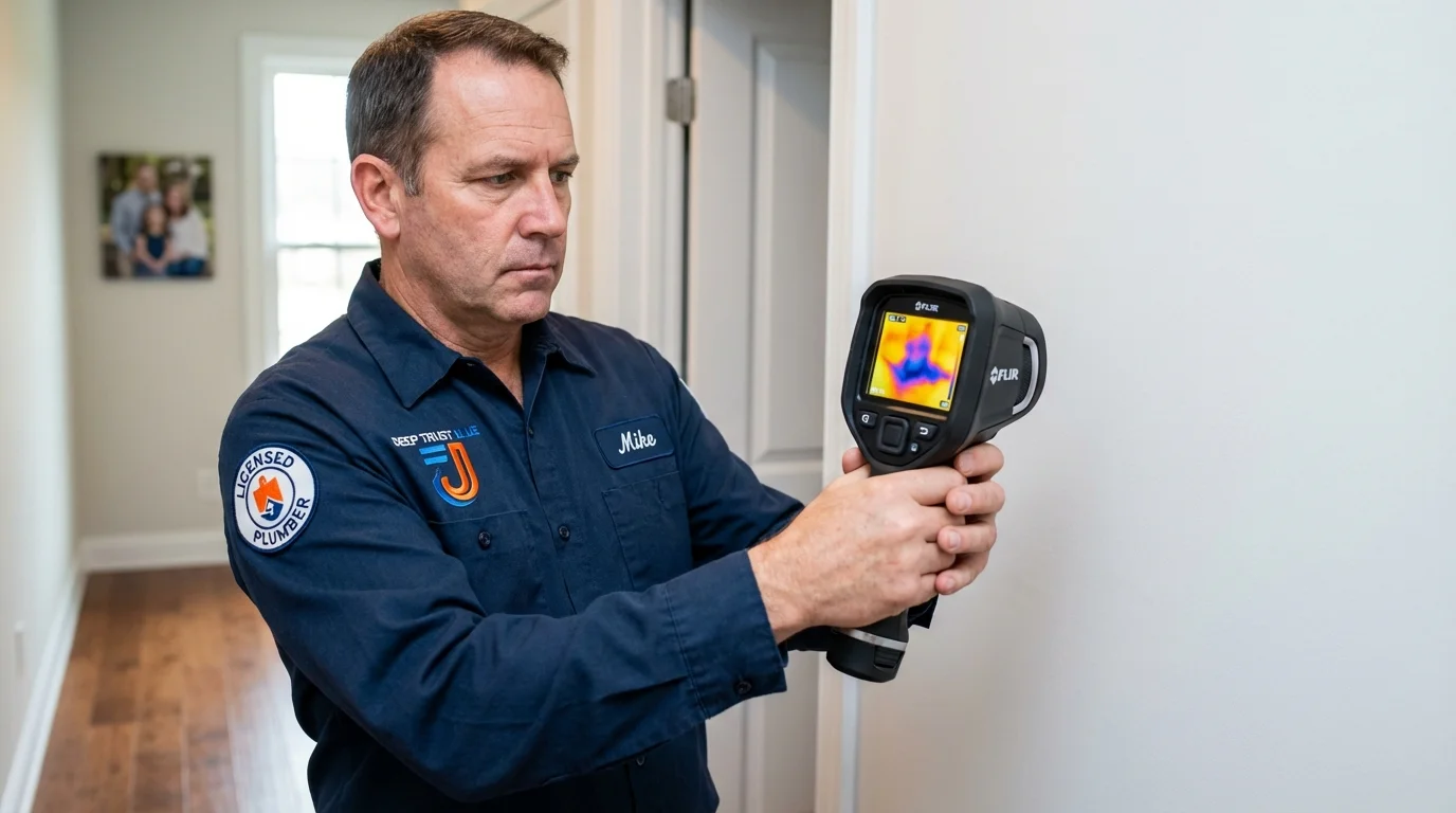 Thermal imaging leak detection by Johns Plumbing LLC in Bonne Terre